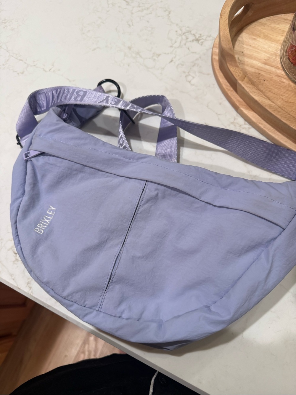 Brixley Periwinkle Crescent Bag - Picture 2 of 5